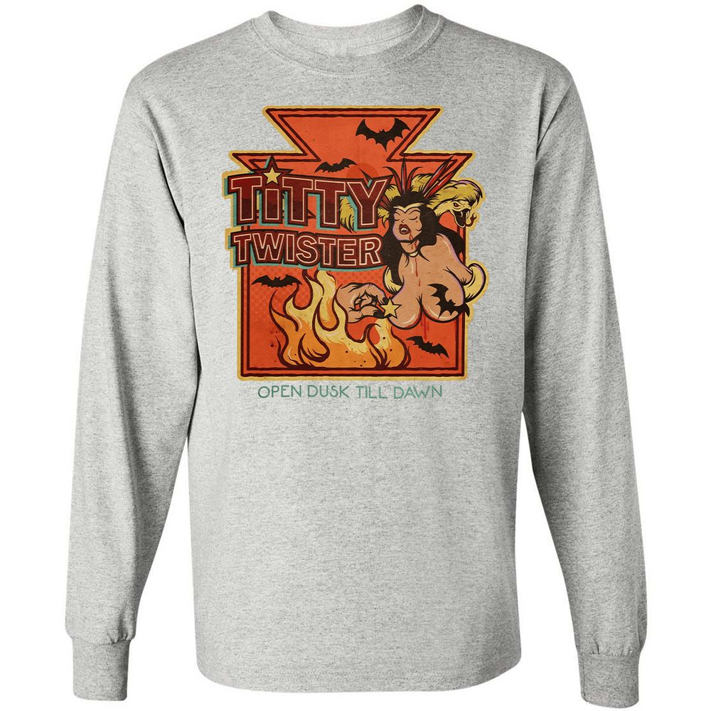Long Sleeve T-Shirt - 712DV3RG - Ash - 7