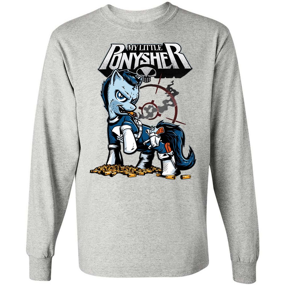 Long Sleeve T-Shirt - CB3EJ9YZ - Ash - 7