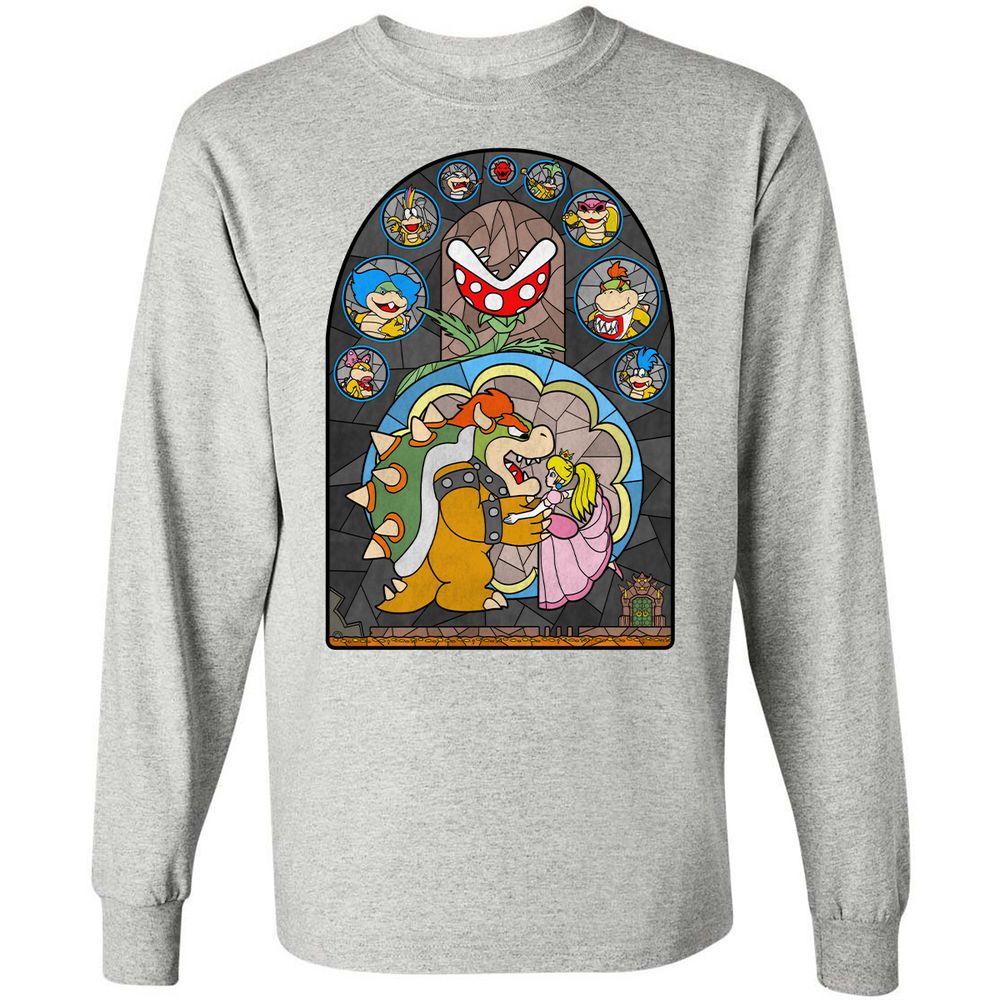 Long Sleeve T-Shirt - JJ9KBT37 - Ash - 7