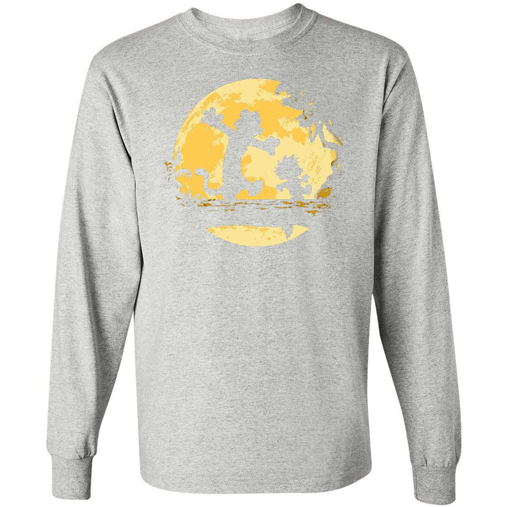 Long Sleeve T-Shirt - Z28PFUK9 - Ash - 7