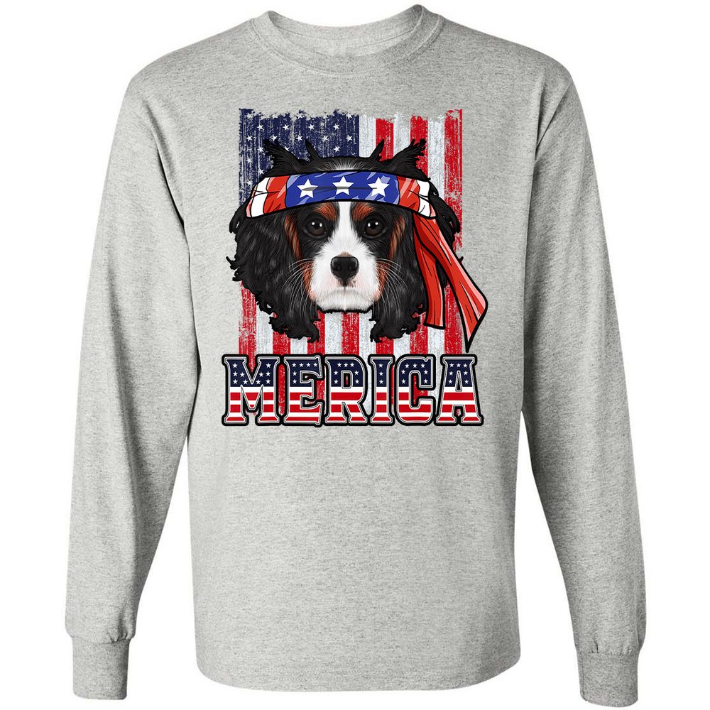 Long Sleeve T-Shirt - D7T1KW8F - Ash - 7