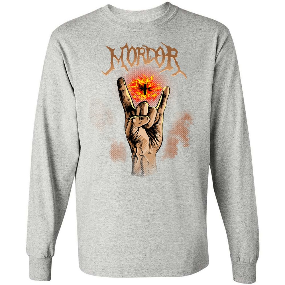 Long Sleeve T-Shirt - 7YRY6UP1 - Ash - 7