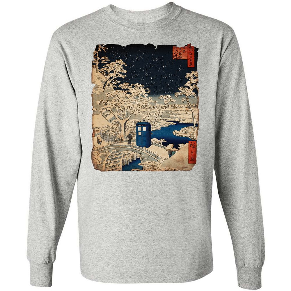 Long Sleeve T-Shirt - G4LP5BSZ - Ash - 7