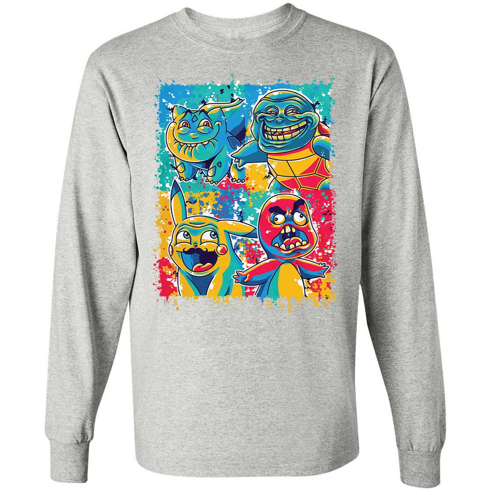 Long Sleeve T-Shirt - PGAH3C36 - Ash - 7