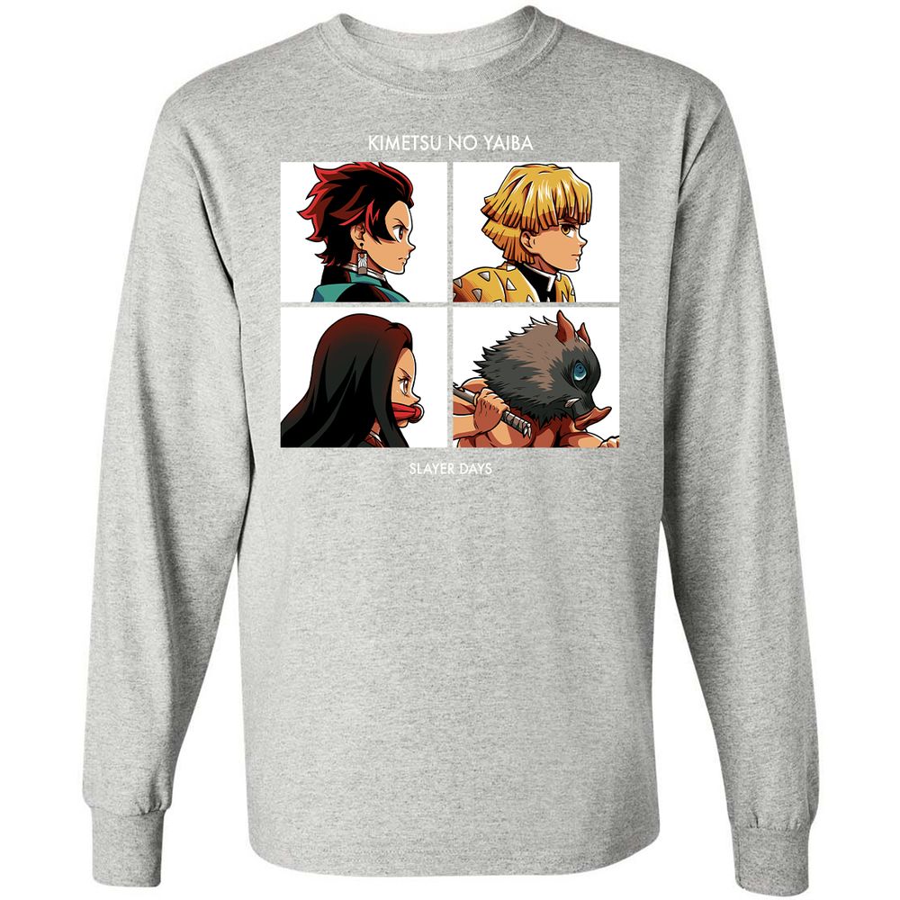 Long Sleeve T-Shirt - 5XVVG6Y4 - Ash - 7