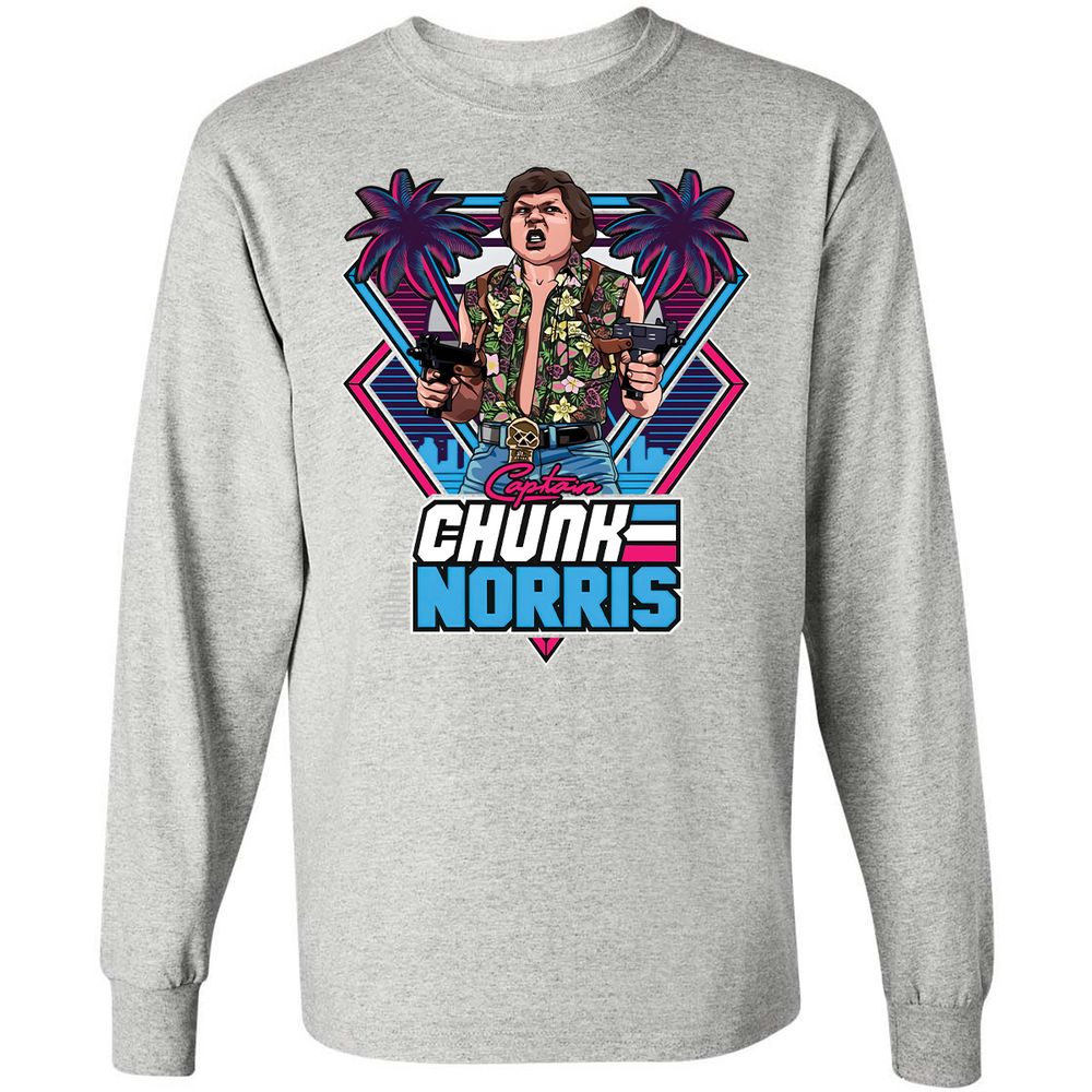 Long Sleeve T-Shirt - ZMGUJSYD - Ash - 7