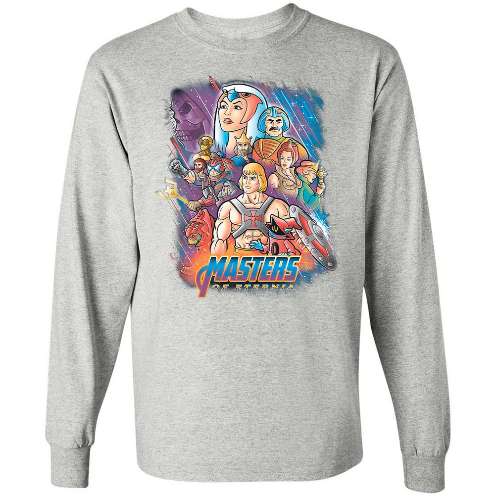 Long Sleeve T-Shirt - 4YBNUX9K - Ash - 7