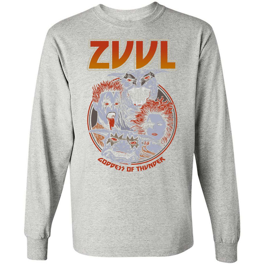 Long Sleeve T-Shirt - YES7ZBEQ - Ash - 7