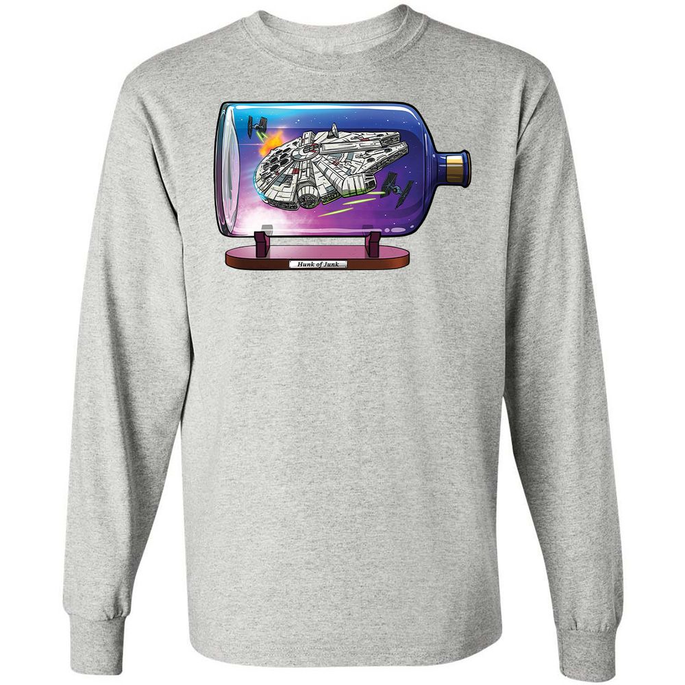 Long Sleeve T-Shirt - 9P6WWKBV - Ash - 7