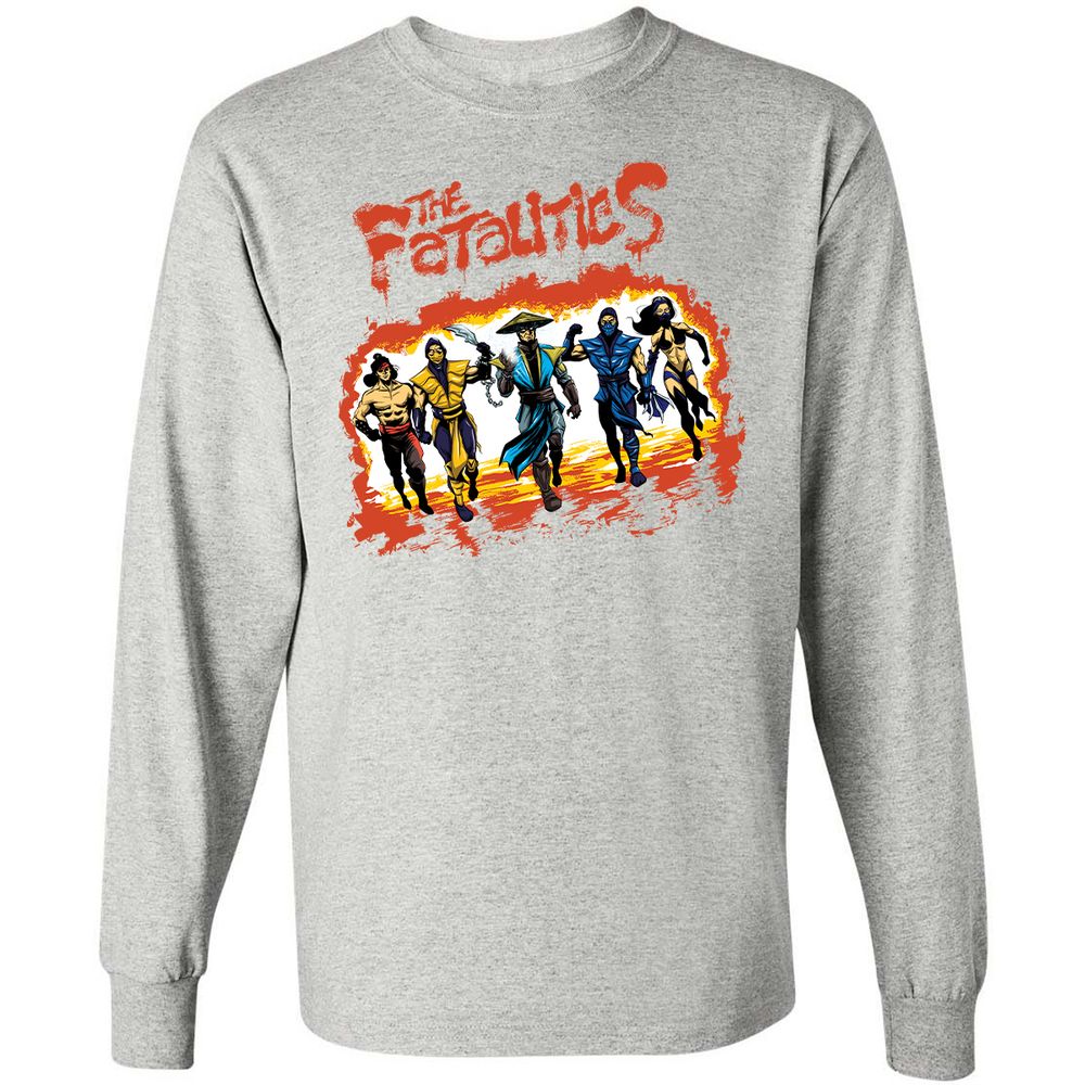 Long Sleeve T-Shirt - H7U4TXAE - Ash - 7