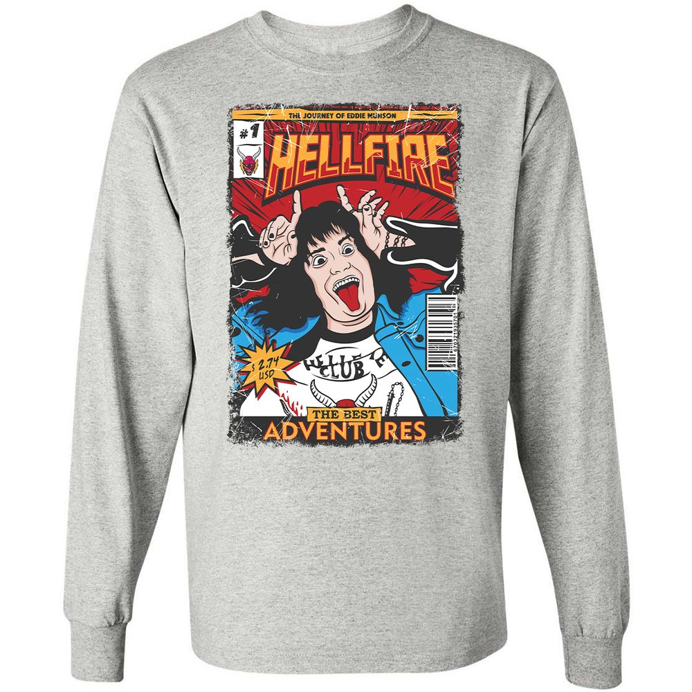Long Sleeve T-Shirt - XNT91LA9 - Ash - 7