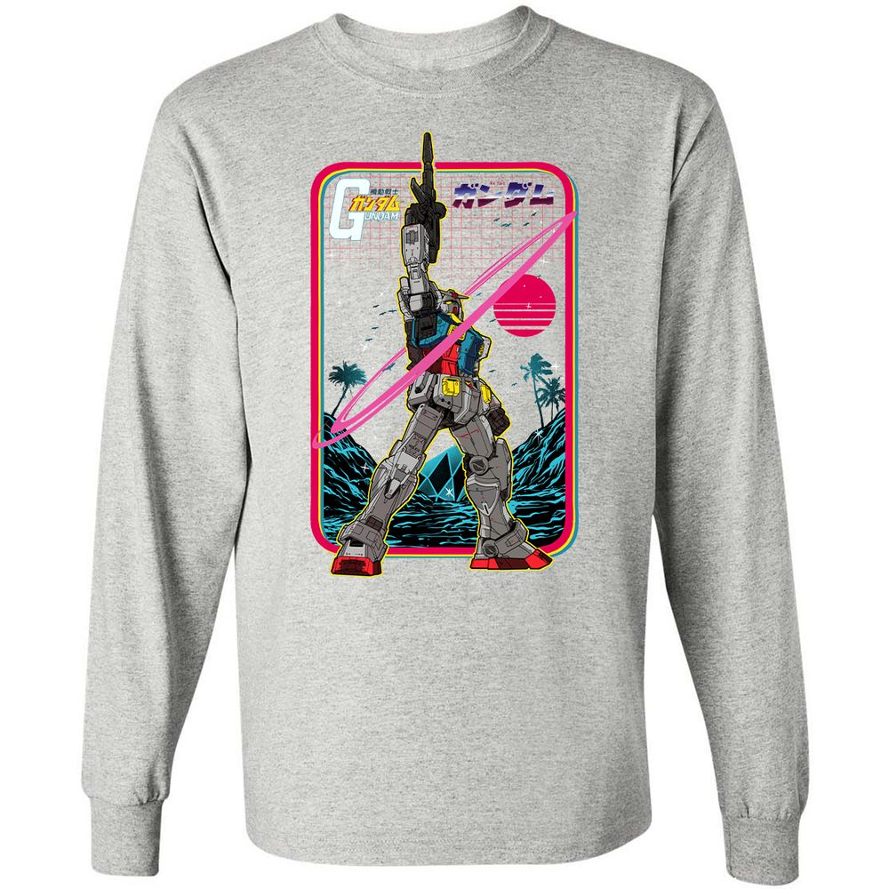 Long Sleeve T-Shirt - CVKQEWF9 - Ash - 7