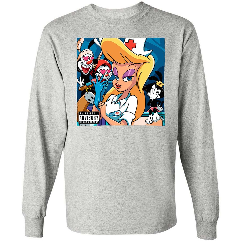 Long Sleeve T-Shirt - V33JU64P - Ash - 7