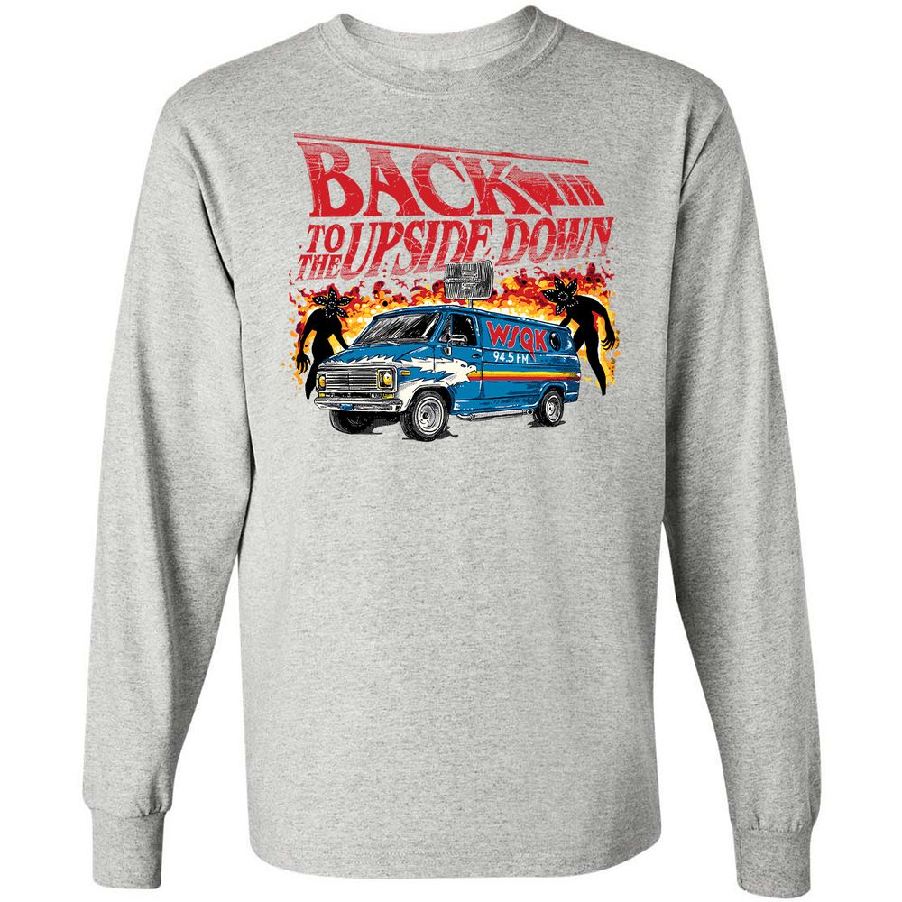 Long Sleeve T-Shirt - 3JUQEYDK - Ash - 7