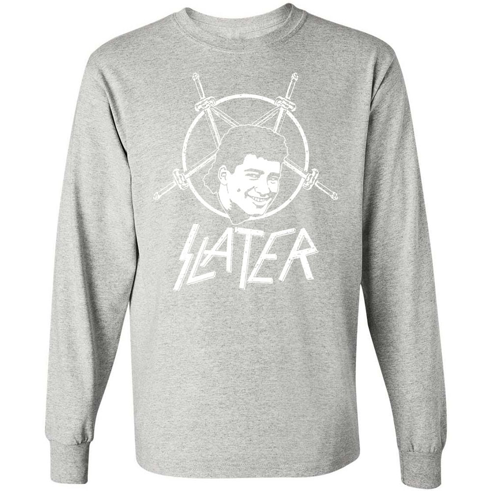Long Sleeve T-Shirt - 3DK9YZAD - Ash - 7