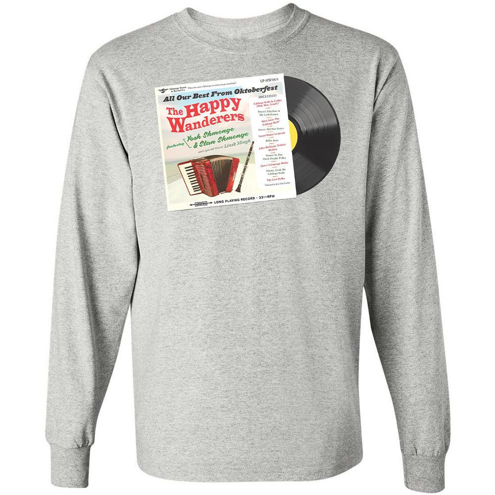 Long Sleeve T-Shirt - N1QFJNW2 - Ash - 7