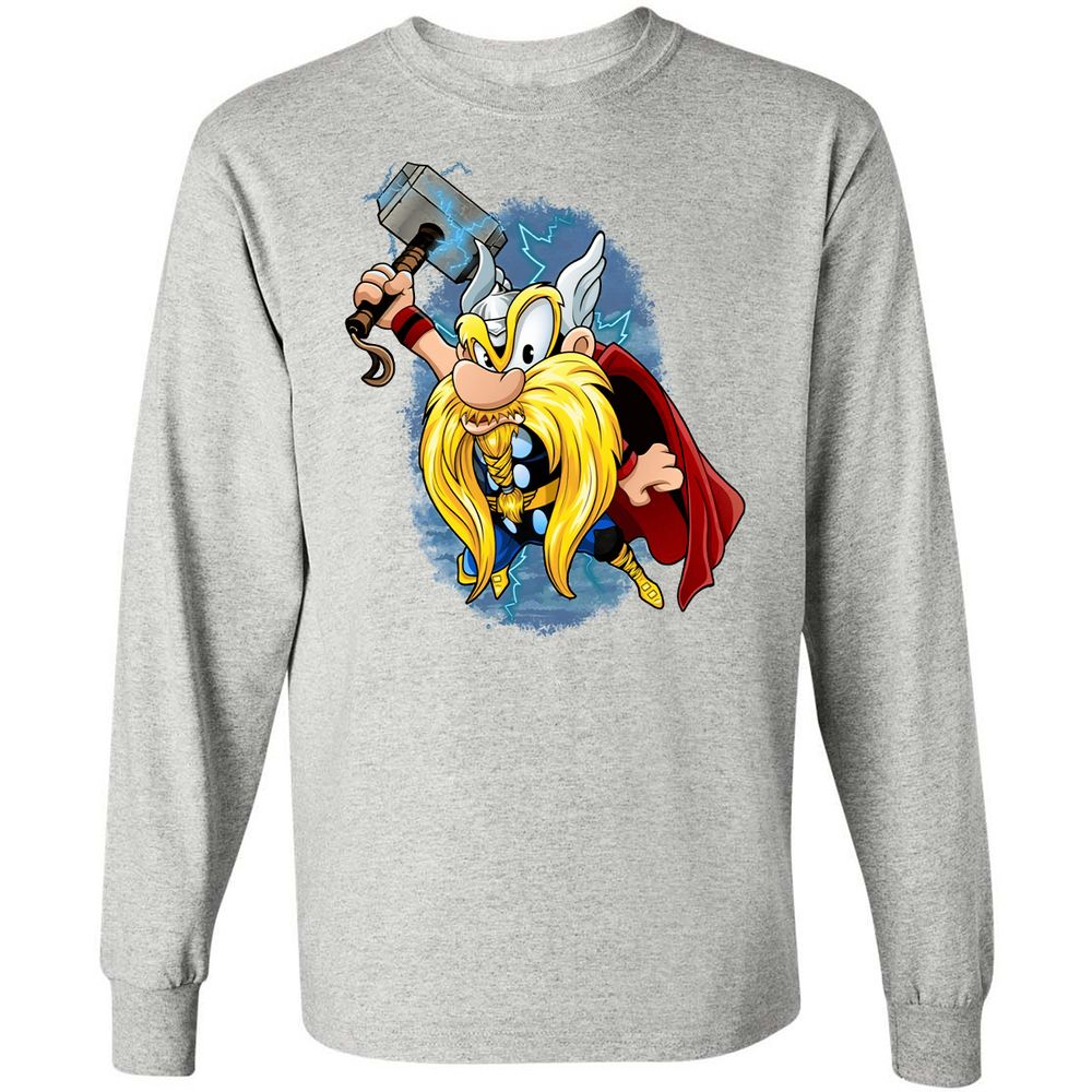 Long Sleeve T-Shirt - 8RT18GB1 - Ash - 7