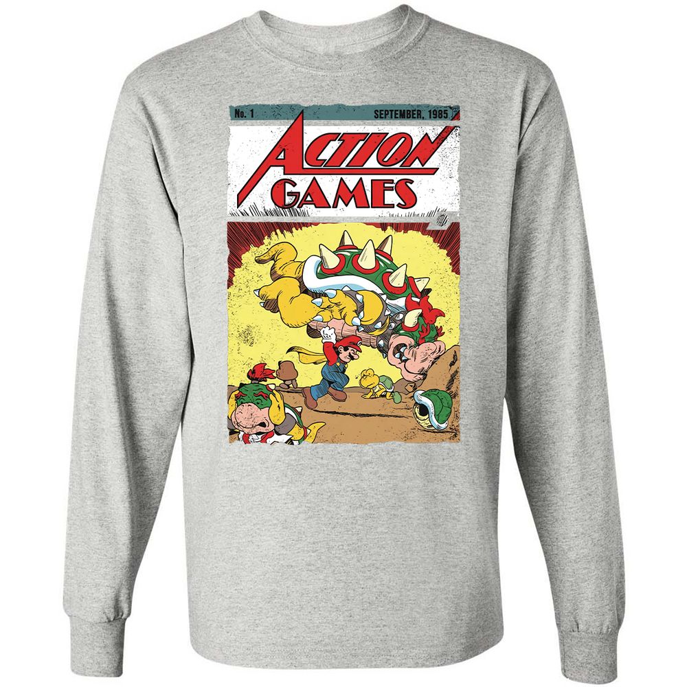 Long Sleeve T-Shirt - 5478ER9S - Ash - 7