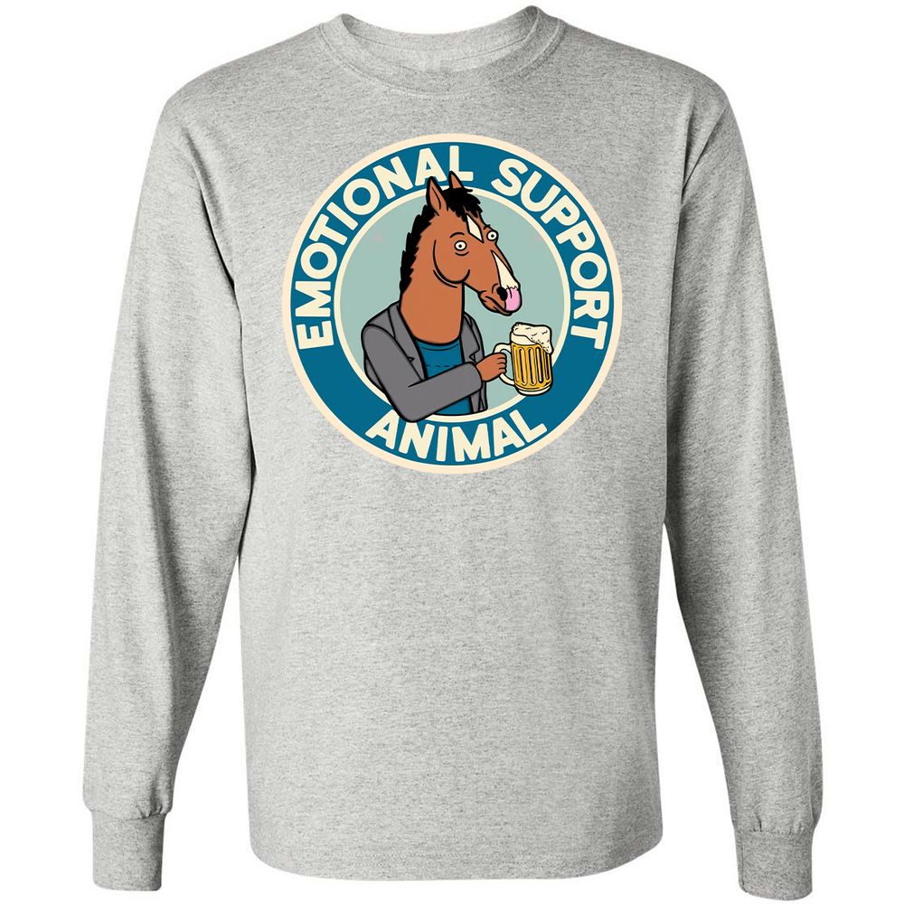 Long Sleeve T-Shirt - MNJYVW2V - Ash - 7