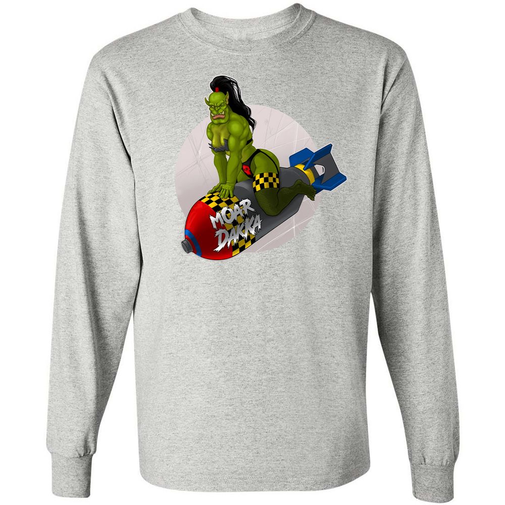 Long Sleeve T-Shirt - TUKBLHPP - Ash - 7