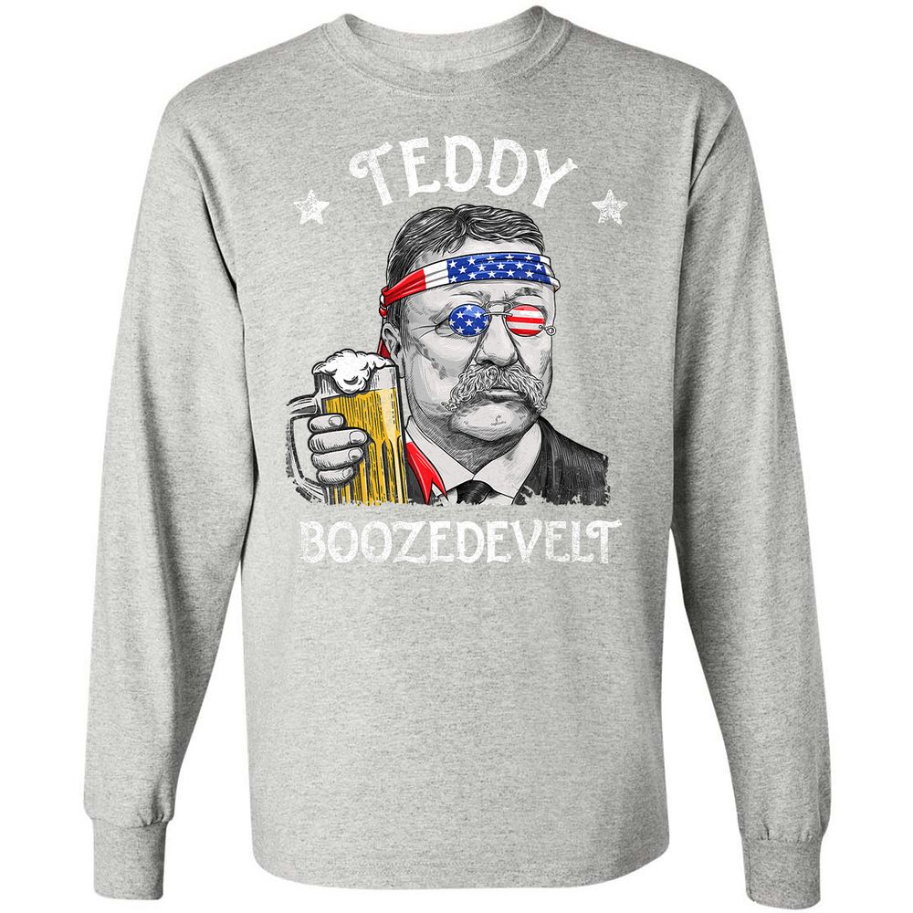 Long Sleeve T-Shirt - P3XVRNY8 - Ash - 7