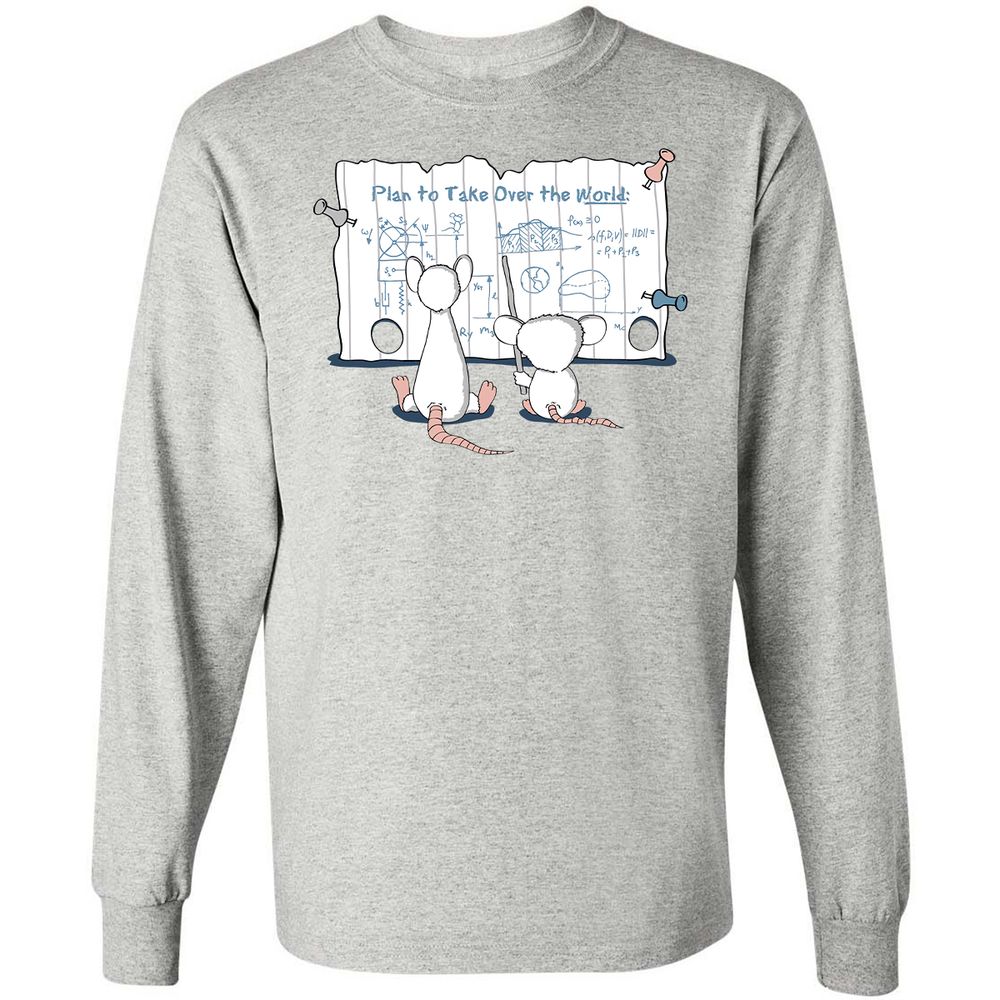 Long Sleeve T-Shirt - AZ9CA397 - Ash - 7