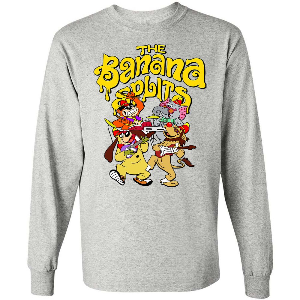 Long Sleeve T-Shirt - KF54AQX5 - Ash - 7