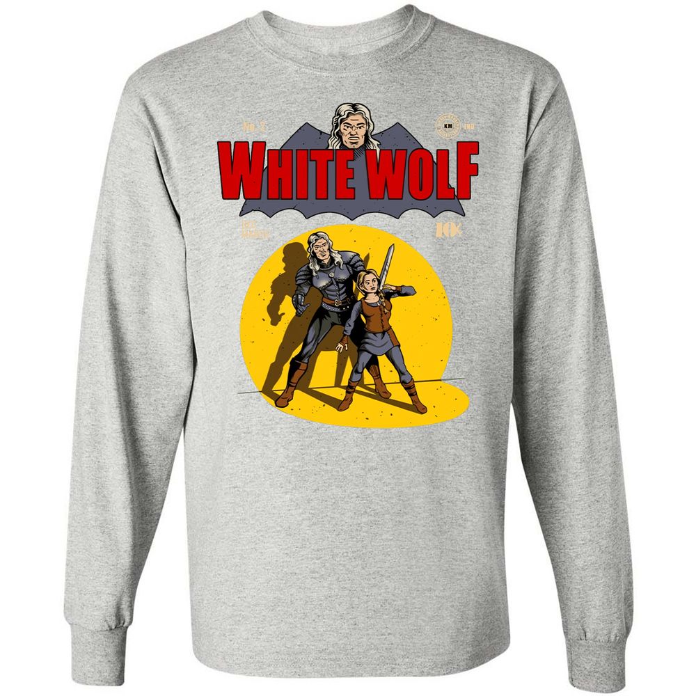 Long Sleeve T-Shirt - XHFRCZZ5 - Ash - 7