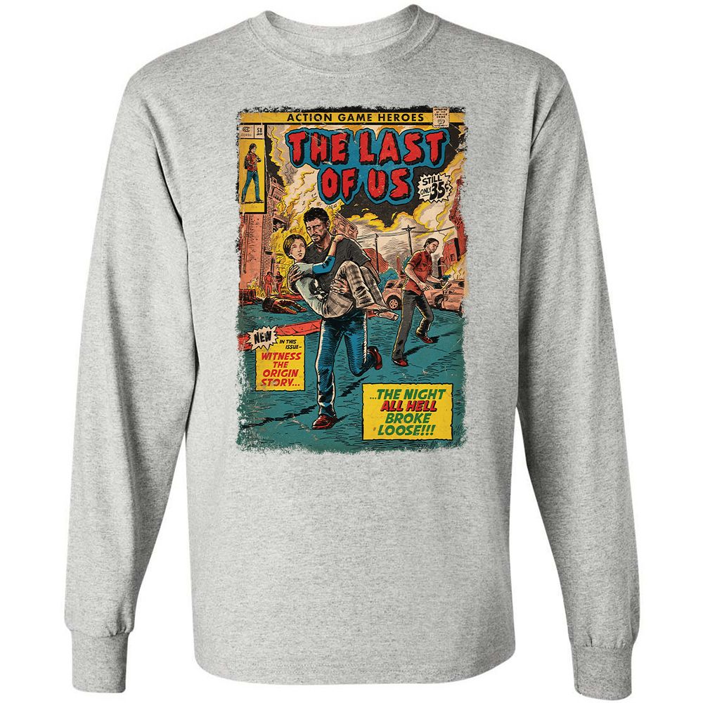 Long Sleeve T-Shirt - GR8HG68S - Ash - 7