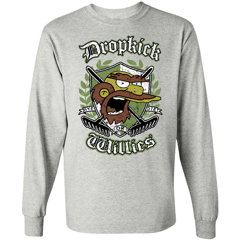 Long Sleeve T-Shirt - M75NPY72 - Ash - 7