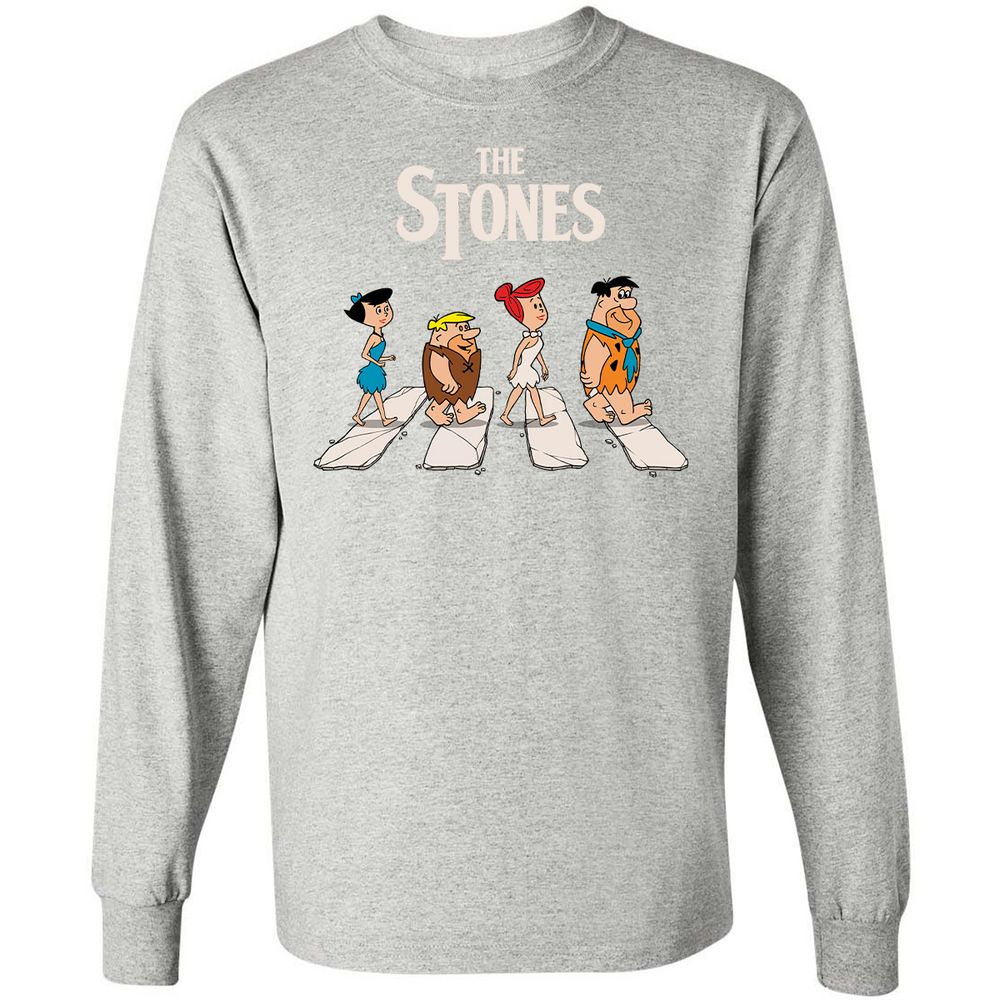 Long Sleeve T-Shirt - JXURGWZ7 - Ash - 7