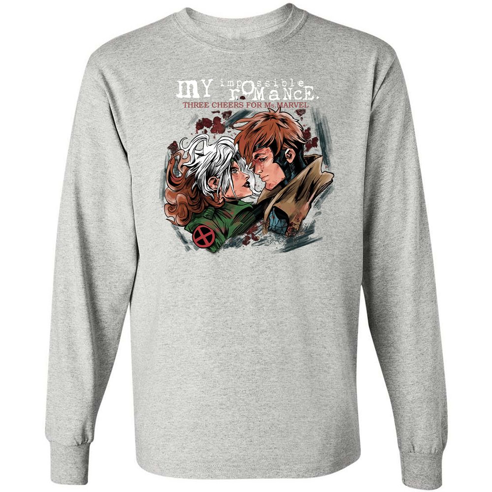 Long Sleeve T-Shirt - PSKEQJTZ - Ash - 7