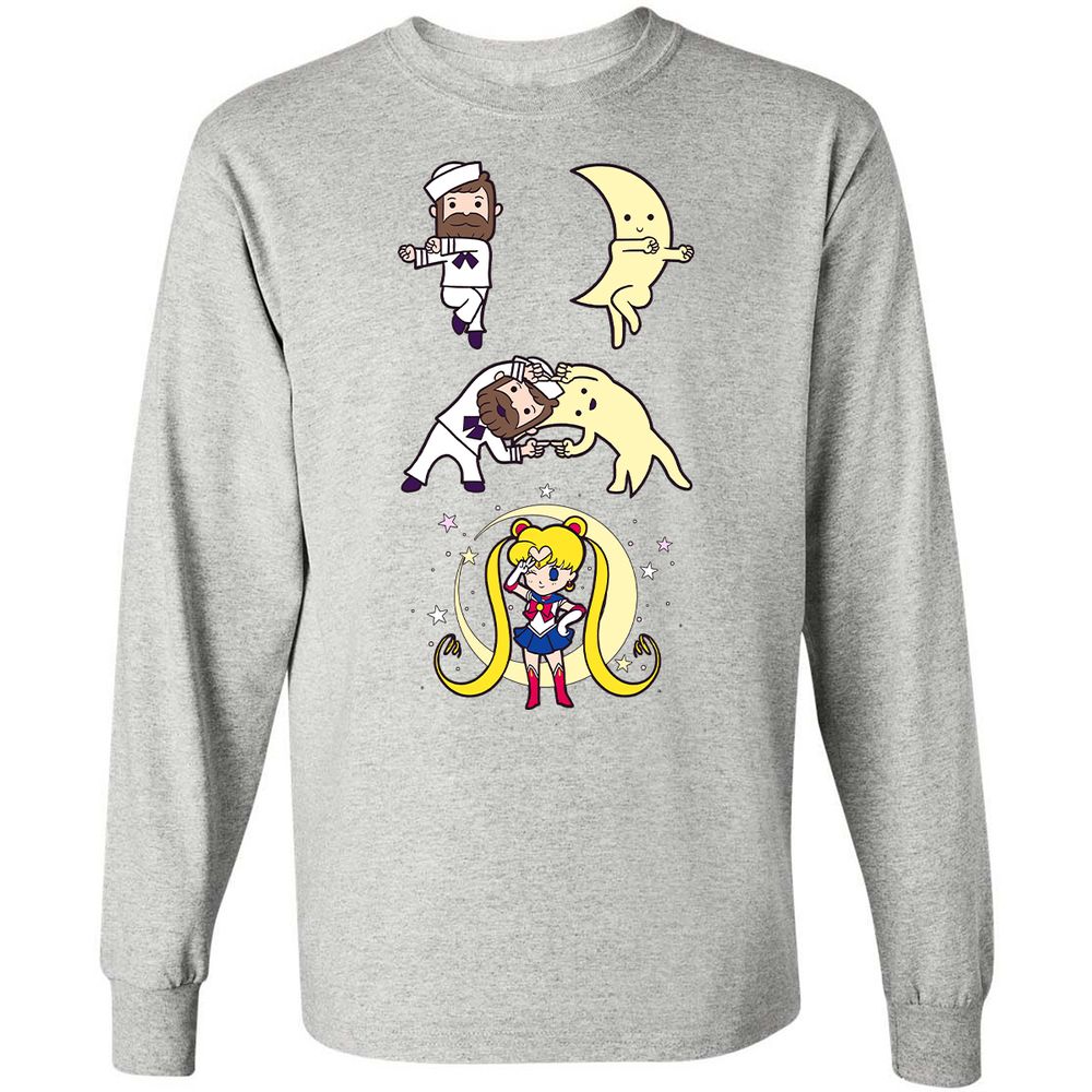 Long Sleeve T-Shirt - U9ZEAKL9 - Ash - 7