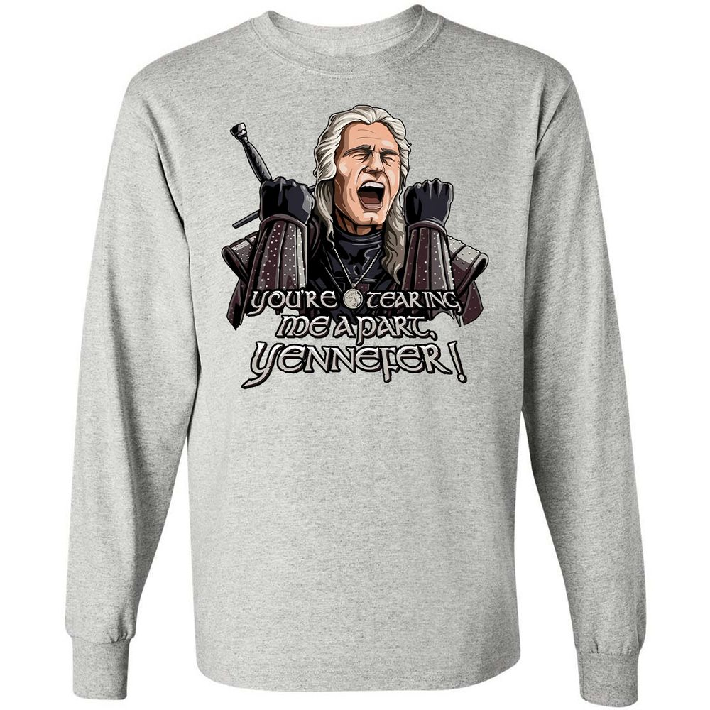 Long Sleeve T-Shirt - VXQBDV9G - Ash - 7