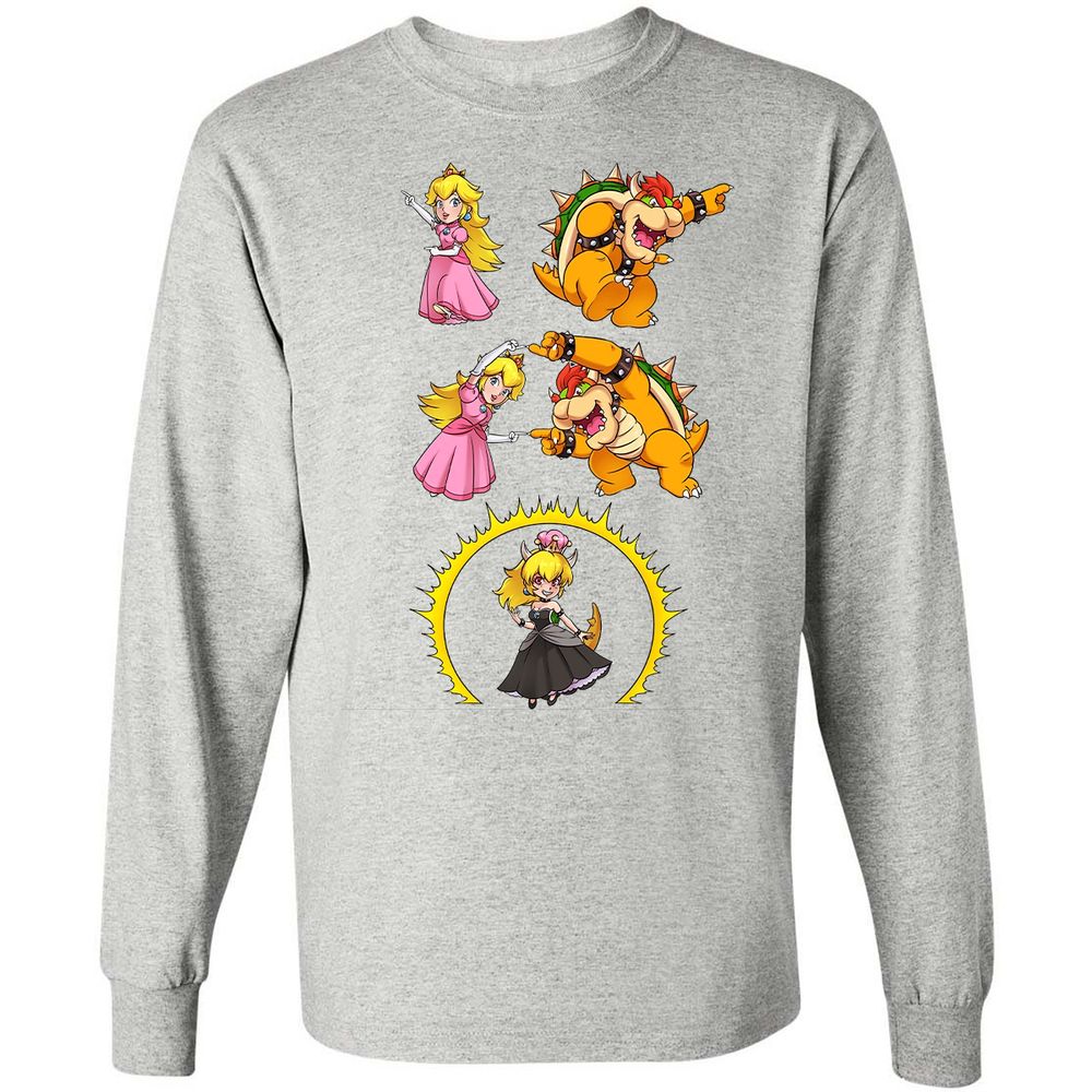 Long Sleeve T-Shirt - 5ZA6W2UZ - Ash - 7