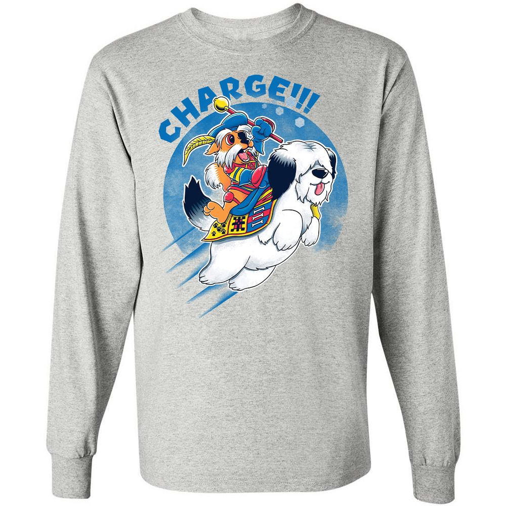 Long Sleeve T-Shirt - WNSQMFC4 - Ash - 7
