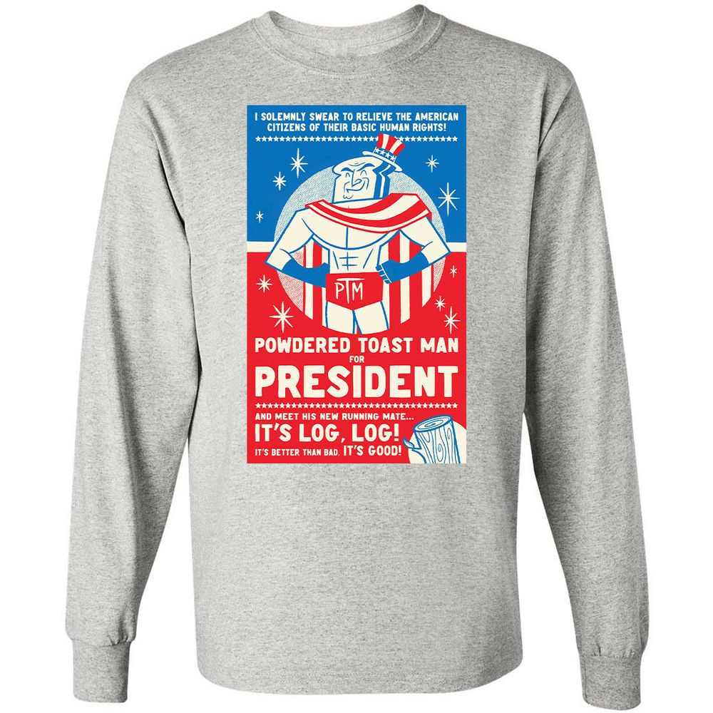 Long Sleeve T-Shirt - C5U9NM27 - Ash - 7