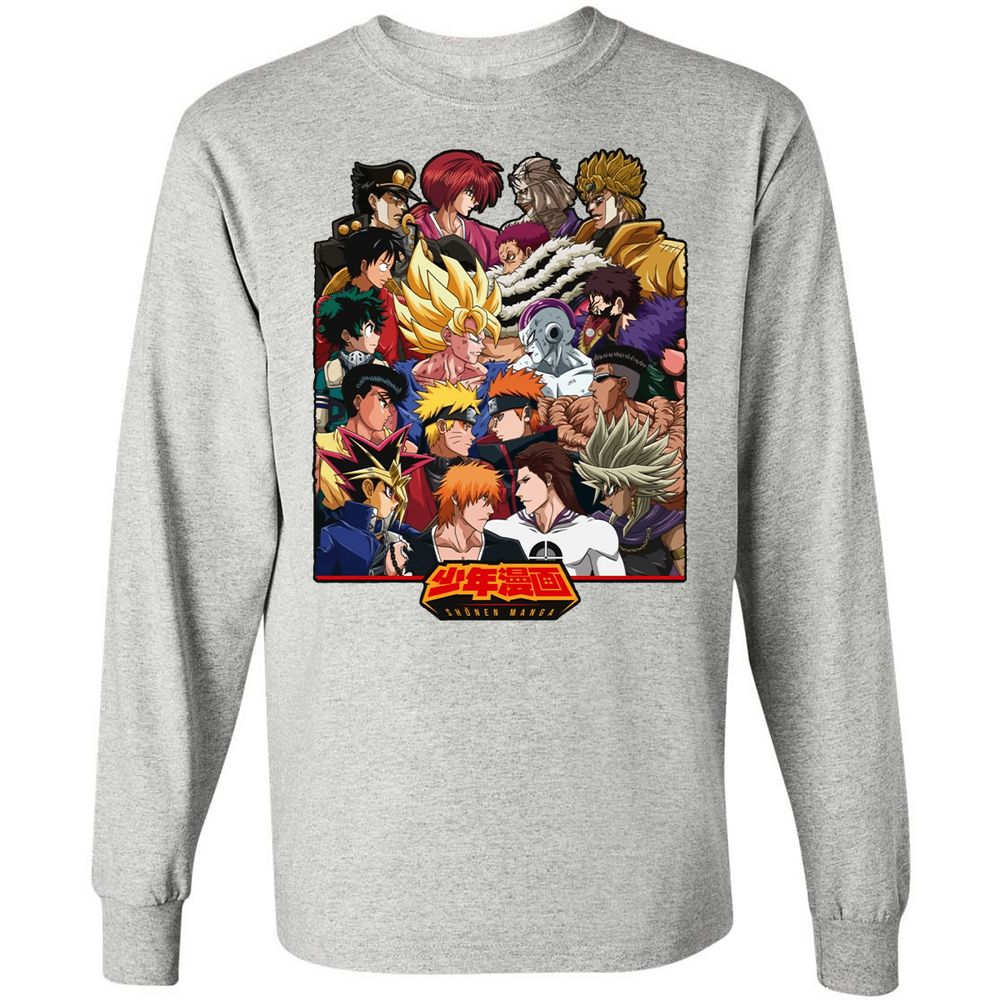 Long Sleeve T-Shirt - KUD3Y13E - Ash - 7