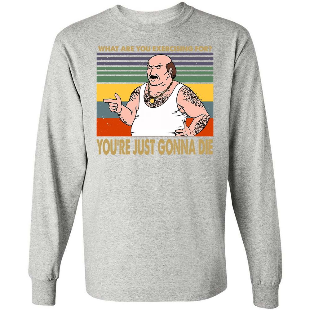 Long Sleeve T-Shirt - BCX3583Q - Ash - 7