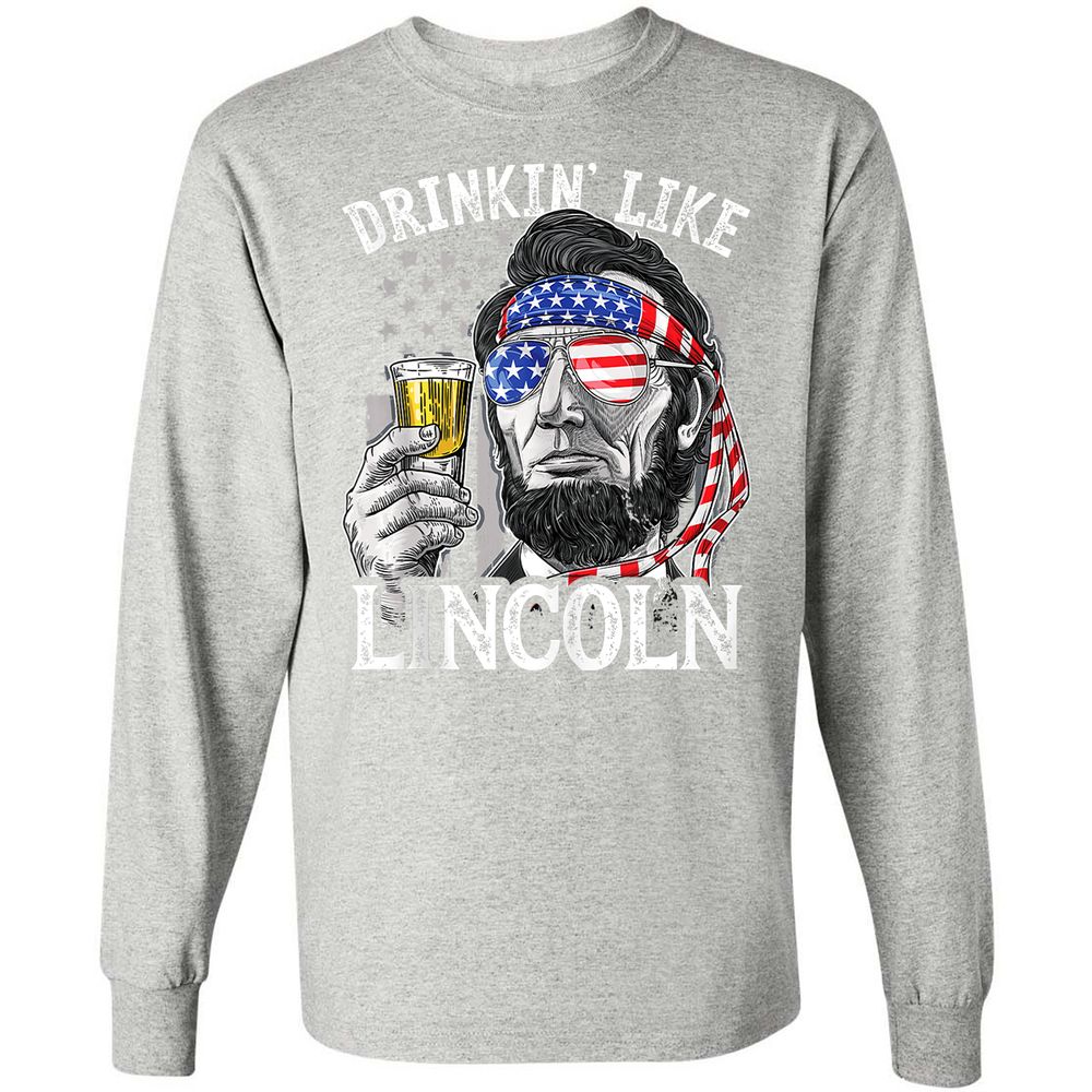 Long Sleeve T-Shirt - FY5DWR2U - Ash - 7