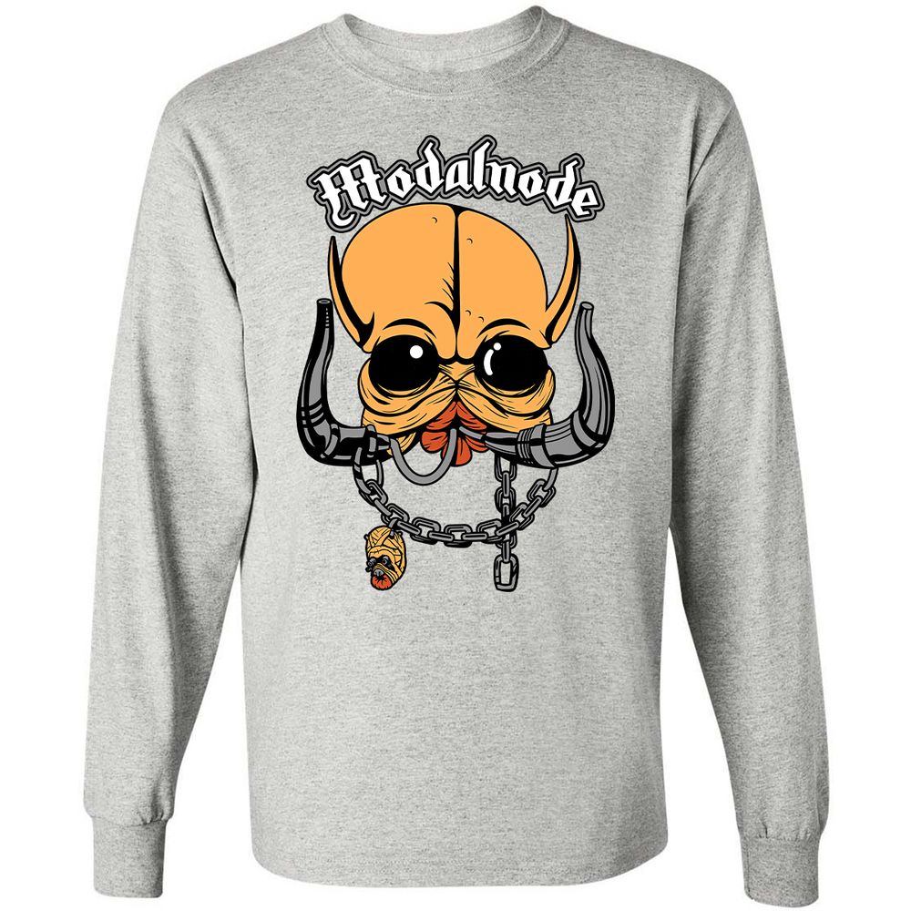 Long Sleeve T-Shirt - QEL6RL58 - Ash - 7