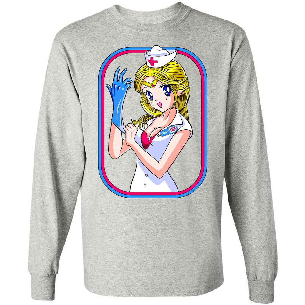 Long Sleeve T-Shirt - A7AR8TN5 - Ash - 7