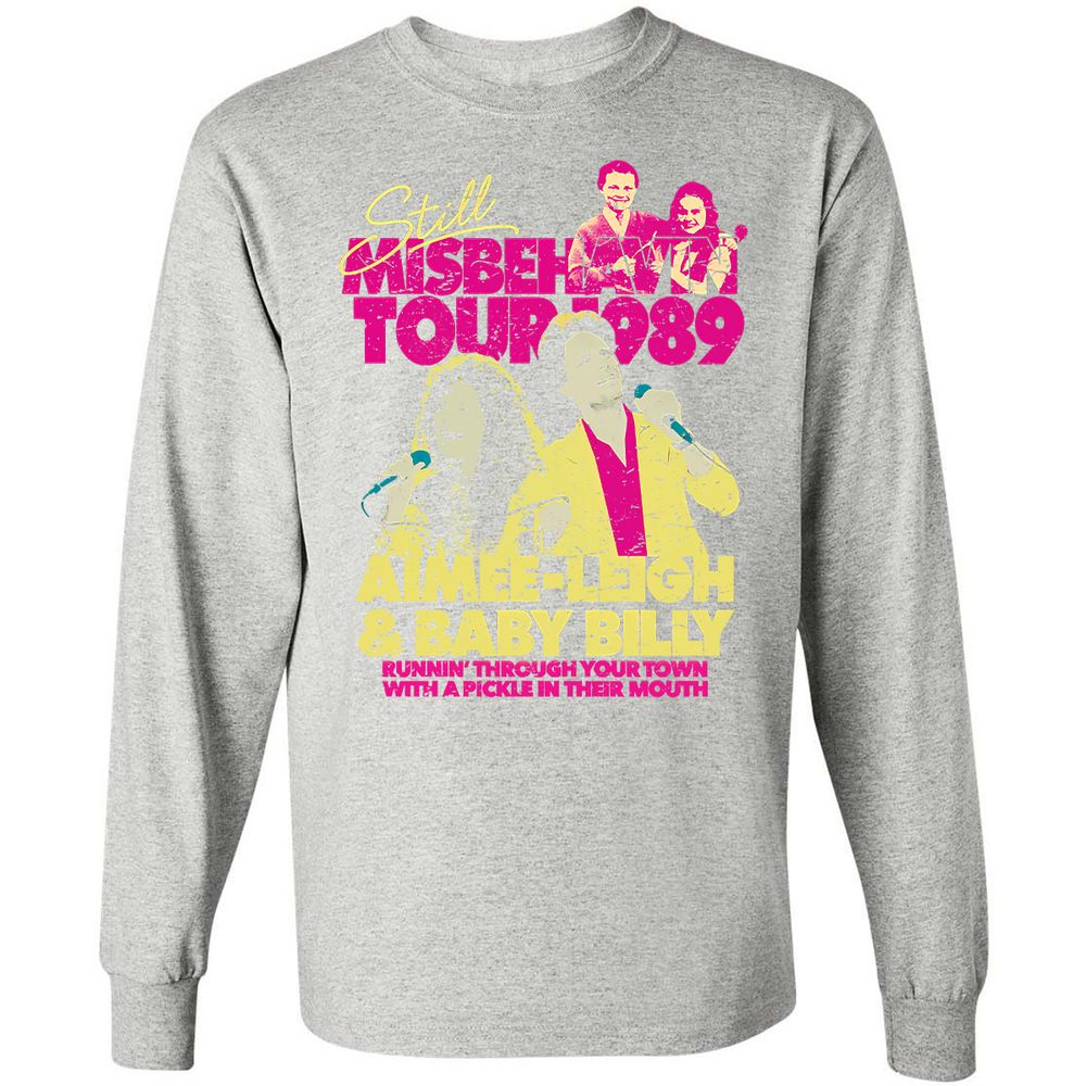 Long Sleeve T-Shirt - M15UR9HJ - Ash - 7