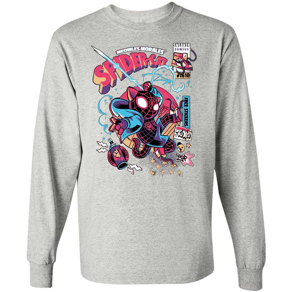 Long Sleeve T-Shirt - MVNJP713 - Ash - 7