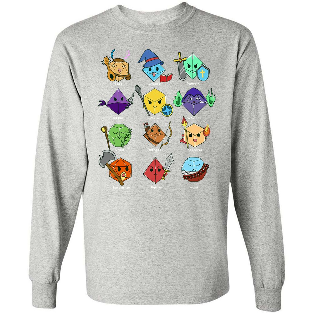 Long Sleeve T-Shirt - ZQCUUPHL - Ash - 7