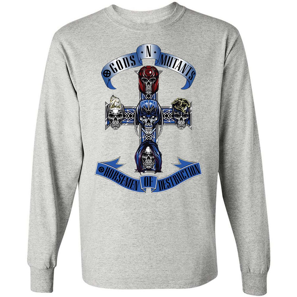 Long Sleeve T-Shirt - W8AGC5TT - Ash - 7