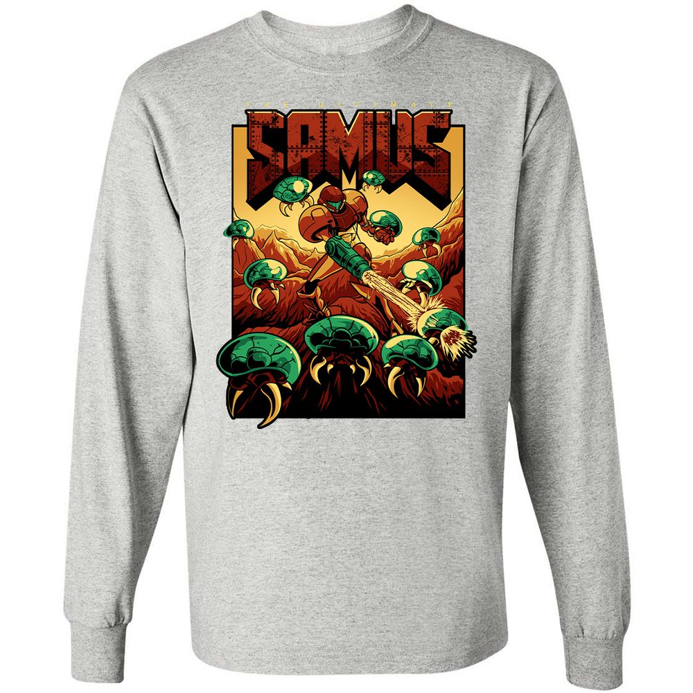 Long Sleeve T-Shirt - 9UVMT8LF - Ash - 7