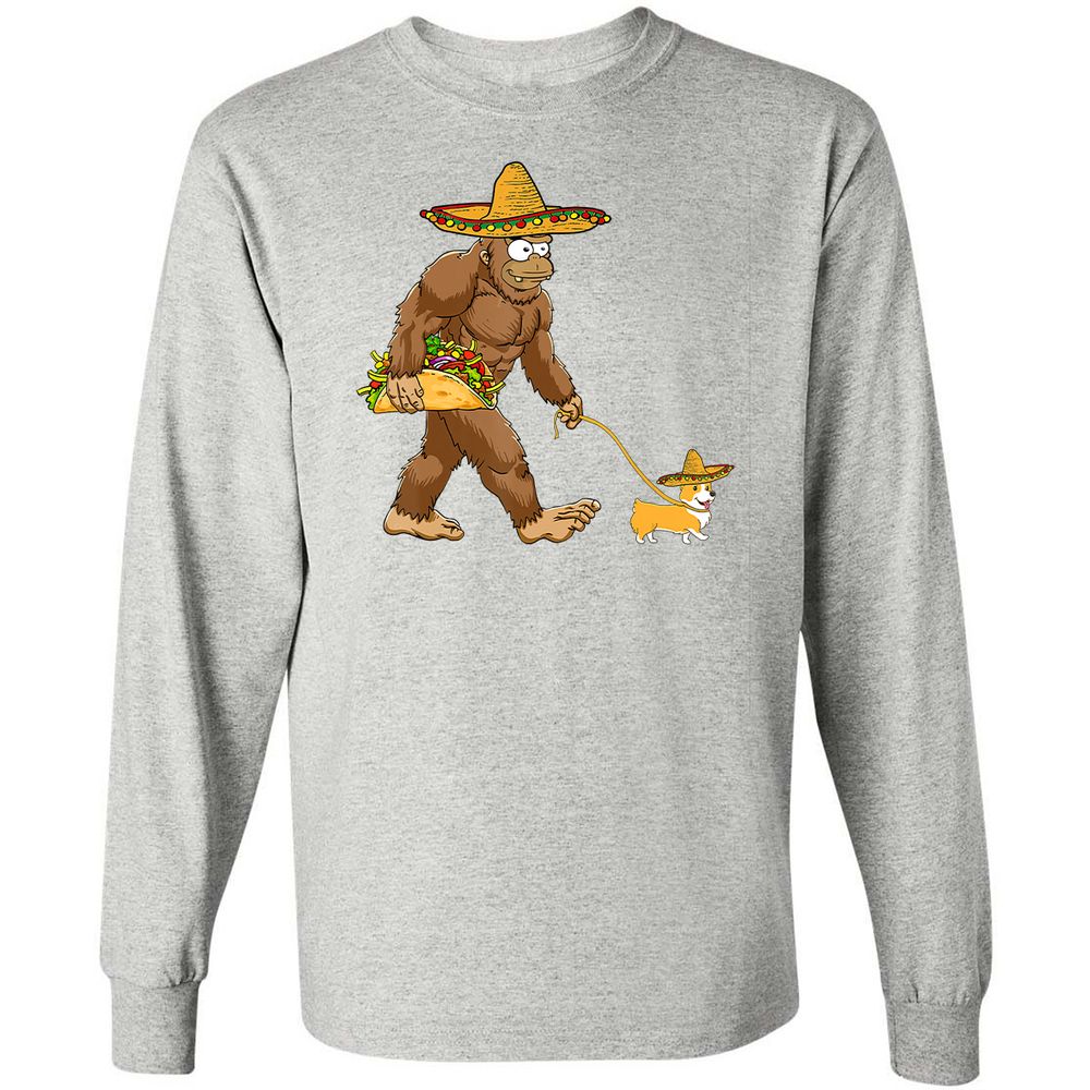 Long Sleeve T-Shirt - 978C7HHT - Ash - 7