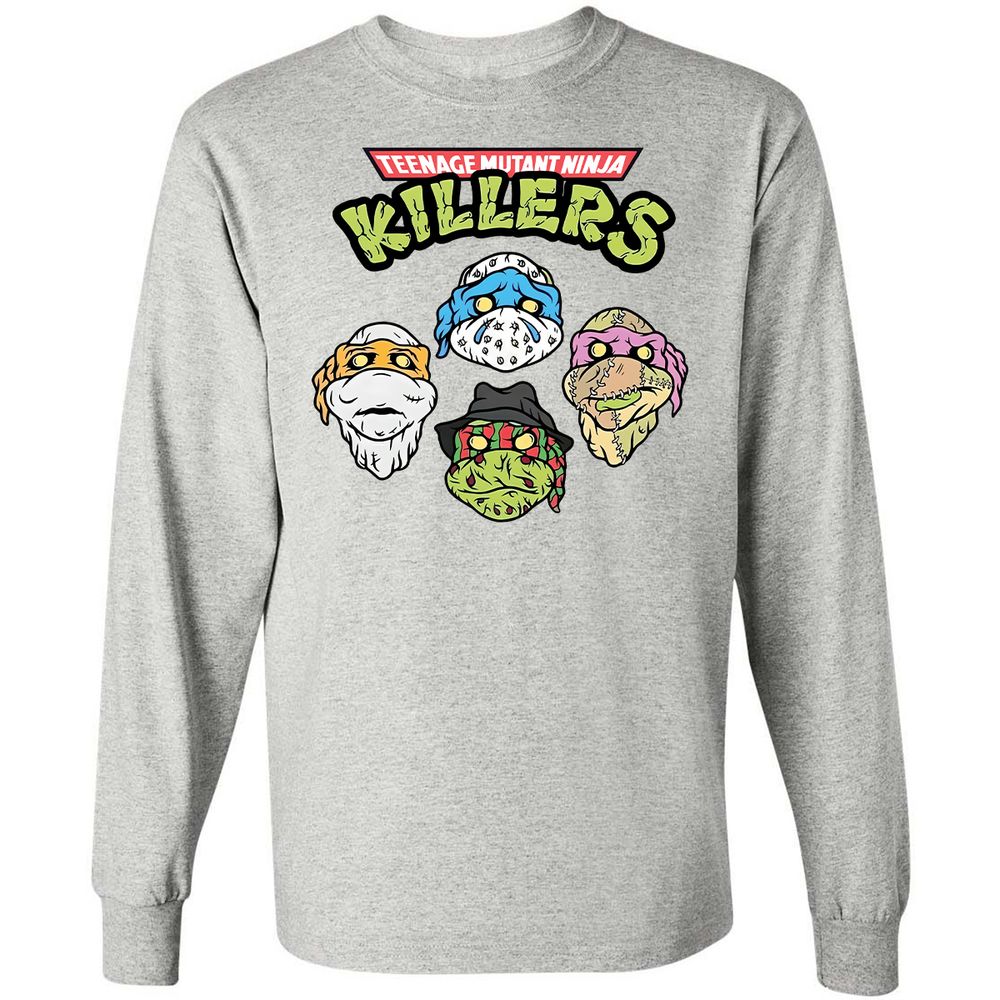 Long Sleeve T-Shirt - 9LKWFXUJ - Ash - 7