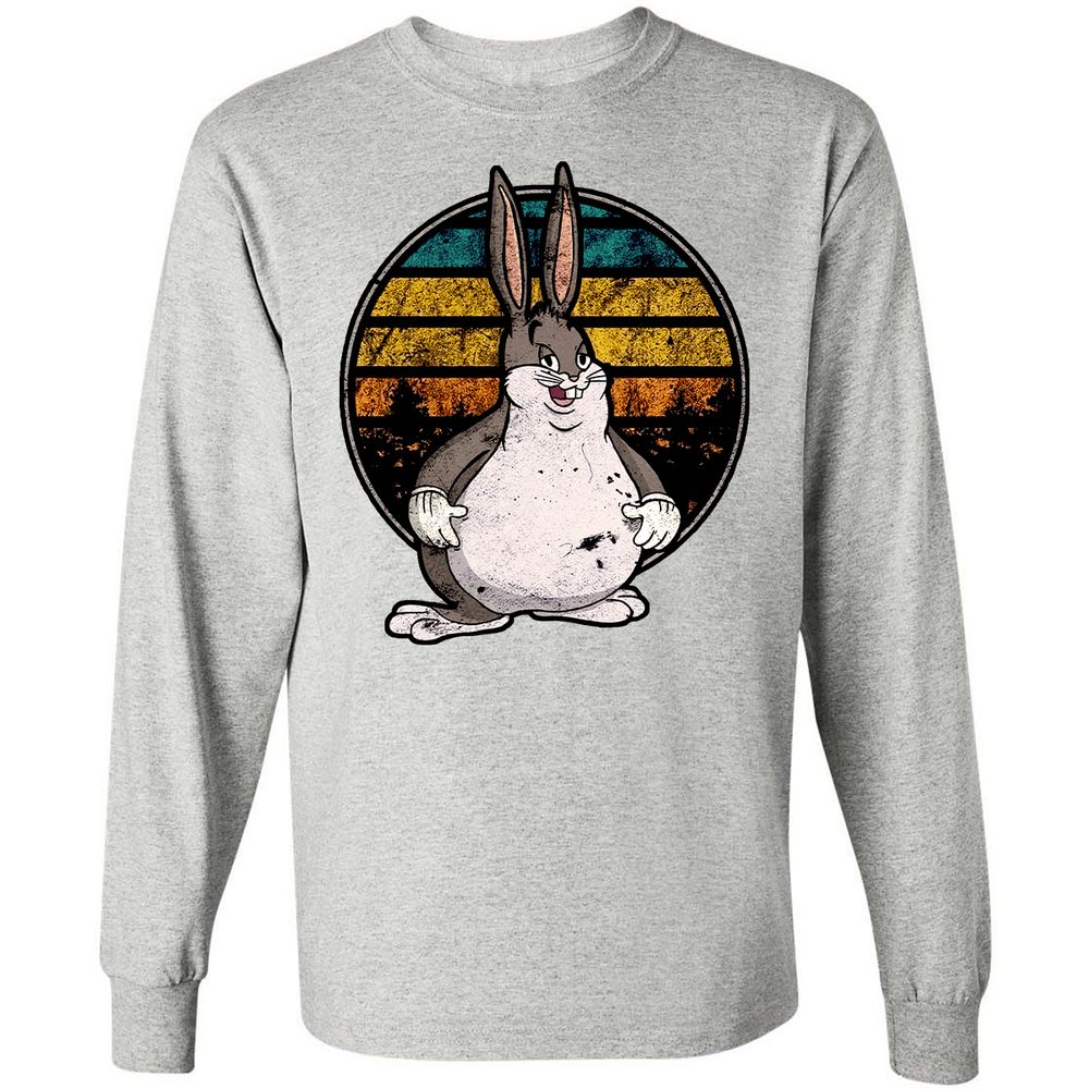 Long Sleeve T-Shirt - 1XNSRHZ3 - Ash - 7